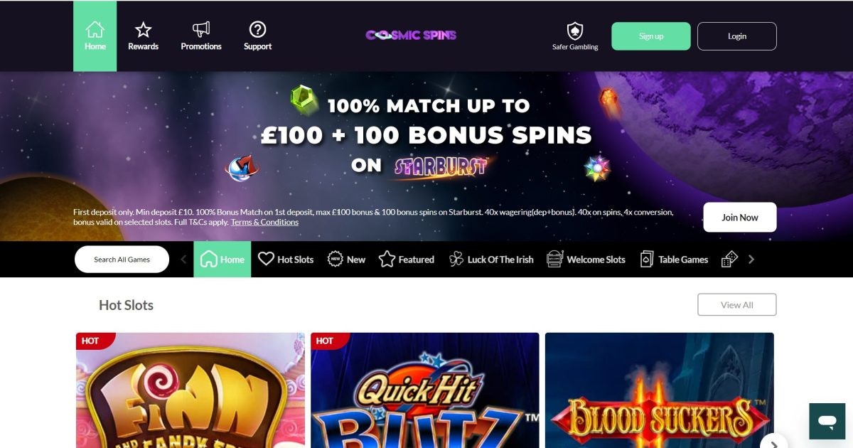Explore the Universe of Games at Cosmic Spins Casino Explore the Universe of Games at Cosmic Spins Casino